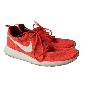Nike Roshe Run Hyper Crimson Sneakers Orange Sz 10  511881-816